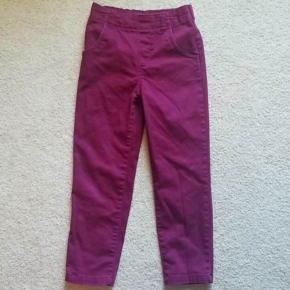 Boys 6 Burgandy Dress pant